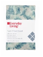 Everyday Living® 200 Thread Count Tie Dye Fitted Sheet Perspective: Main