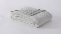 HD Designs Chenille Rib Knit Throw Blanket - Blue Perspective: Main