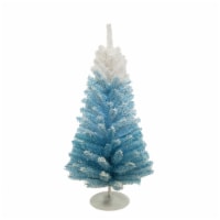 Holiday Home Blue Gradient Christmas Tree Perspective: Main