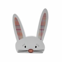 Holiday Home Pink Plaid Ears Bunny Head