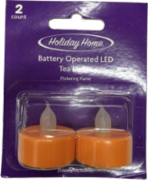 Holiday Home® Battery Operated LED Flickering Flame Tea Lights Perspective: Main