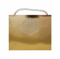 Holiday Home Gold Snowflake Gift Card Holder Perspective: Main
