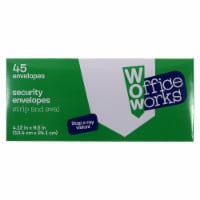 Office Works® Strip and Seal Security Envelopes -  White