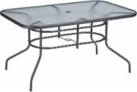 HD Designs Outdoors Orchards Glass Top Dining Table - Black Perspective: Main