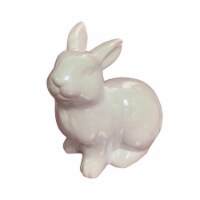 Holiday Home Ceramic Bunny - White Perspective: Main
