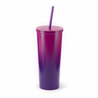 HD Designs Outdoors Stainless Steel Tumbler - Ombre Fuchsia Perspective: Main