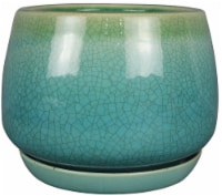 The Joy of Gardening Dripping Geo Bell Planter - Green/Blue