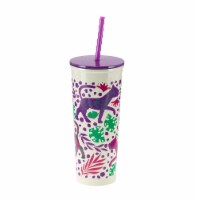 HD Designs Outdoors Stainless Steel Tumbler with Straw - Cheetah Perspective: Main