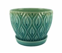 The Joy of Gardening Featherlinx Planter - Turquoise