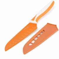Everyday Living® Nonstick Santoku Knife - Orange