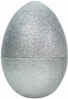 Holiday Home Jumbo Glitter Easter Egg - Silver Perspective: Main