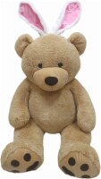 Holiday Home® Plush Jumbo Bear with Bunny Ears - Beige Perspective: Main