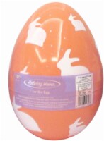 Holiday Home® Jumbo Bunny Print Easter Egg - Peach Perspective: Main