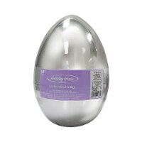 Holiday Home® Metallic Jumbo Egg - Silver Perspective: Main