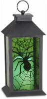 Holiday Home Scary Spider LED Halloween Lantern - Green Perspective: Main
