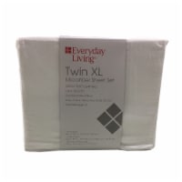 Everyday Living® Microfiber Sheet Set - Bright White Perspective: Main