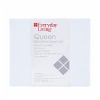 Everyday Living®  Microfiber Sheet Set - Bright White Perspective: Main
