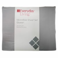 Everyday Living®  Microfiber Sheet Set - High Rise Gray Perspective: Main