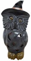 Earth Accents Owl with Hat Luminary Perspective: Main