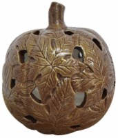 Earth Accents Leaves and Vines Luminary Pumpkin Perspective: Main