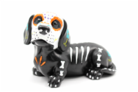 HD Designs Holiday Day of the Dead Dachshund - Black Perspective: Main