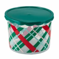 Holiday Home Food Container - Plaid Perspective: Main
