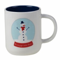 Holiday Home Reindeer Games Snowman Dreams Can Mug Perspective: Main