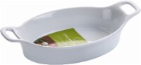 Dash of That™ Oval Ceramic Baking Dish - White Perspective: Main