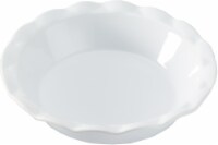Dash of That Ceramic Pie Pan - White Perspective: Main