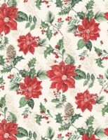 Lintex Poinsettia Joy Tablecloth Perspective: Main