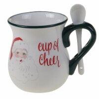 Holiday Home Santa Mug with Spoon Perspective: Main