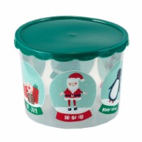 Holiday Home Snowglobes Food Container Perspective: Main