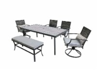 HD Designs Outdoors Greyson Wicker Dining Set Perspective: Main