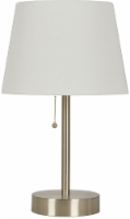 HD Designs Stick Lamp with Shade - Silver/White