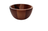 Dash of That Small Acacia Wood Serving Bowl Perspective: Main