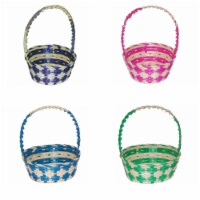 Holiday Home Small Square Weave Easter Basket - Assorted Perspective: Main