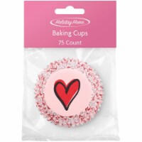 Holiday Home™ Valentine Hearts Standard Baking Cups Perspective: Main