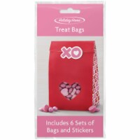 Holiday Home Valentine's XOXO Stickers and Treat Bags Perspective: Main