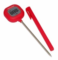 HD Designs Grill Pocket Digital Thermometer - Red/Silver Perspective: Main