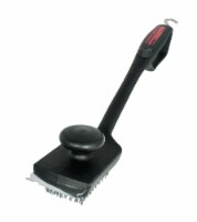 HD Designs Grill Safe Scrub Monster Grill Brush - Black/Gray Perspective: Main