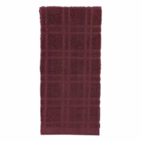 Everyday Living Solid Kitchen Towel - Burgundy