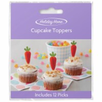 Holiday Home™ 3D Carrot Cupcake Topper Picks Perspective: Main