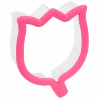 Holiday Home Easter Tulip Grippy Cookie Cutter - Pink