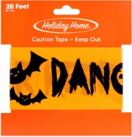 Holiday Home™ Keep Out Caution Tape - Orange/Black Perspective: Main