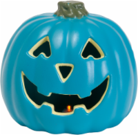 Holiday Home® Light-Up Jack-o-Lantern - Teal Perspective: Main