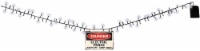 Holiday Home Electric Fence Lighted Garland - White Perspective: Main
