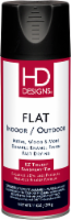 HD Designs® Indoor/Outdoor Flat Enamel Finish - Black Perspective: Main