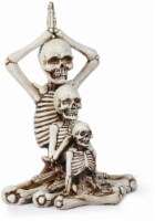 Holiday Home® Yoga Posing Skeletons - White/Black Perspective: Main