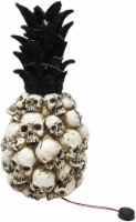 Holiday Home® LED Skull Pineapple - White/Black Perspective: Main