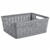 Everyday Living Gray Medium Wicker Basket